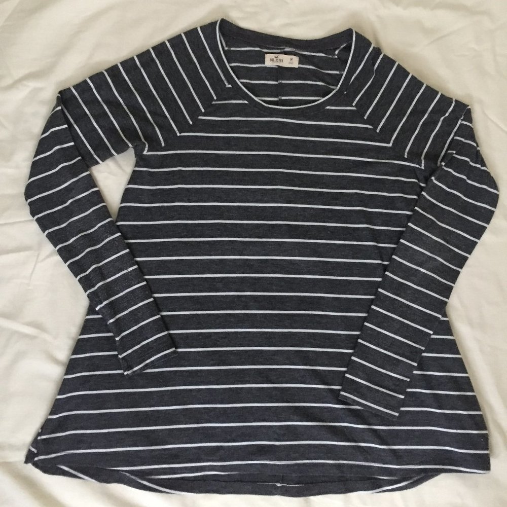 Hollister long sleeved striped shirt